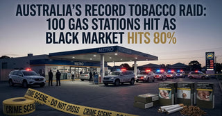 Australia's Record Tobacco Raid: 100 Gas Stations Hit as Black Market Hits 80%