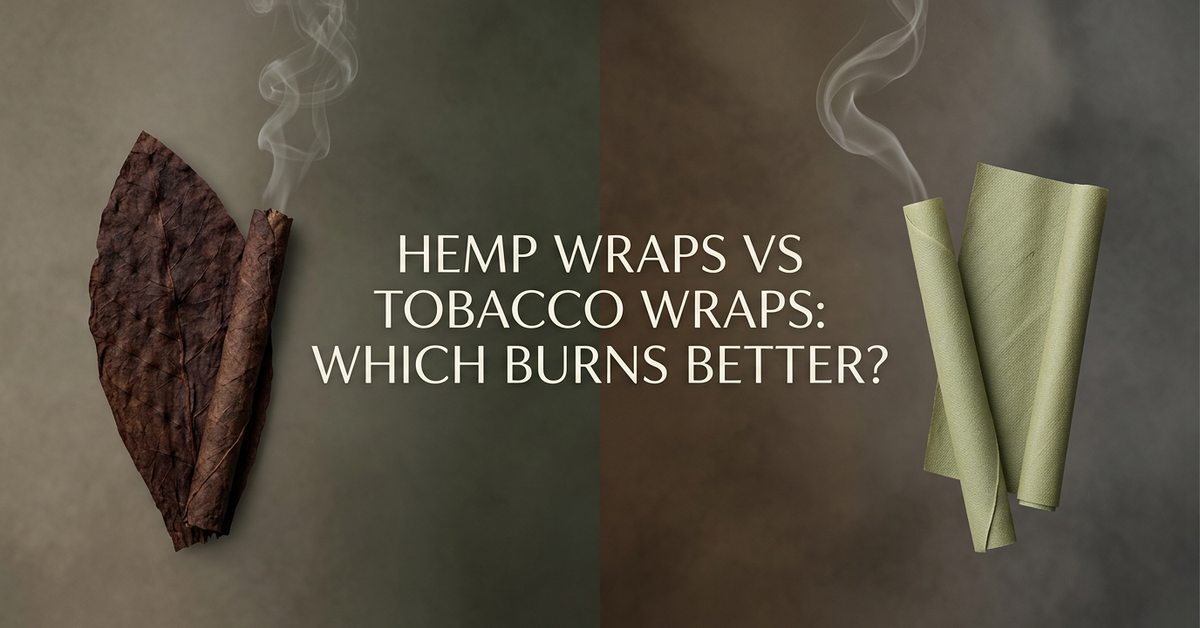Hemp Wraps vs Tobacco Wraps: Which Burns Better?