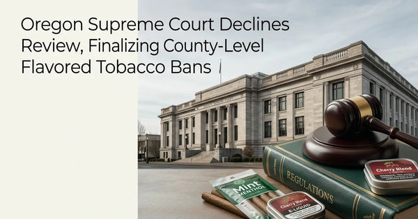 The Oregon Supreme Court building in Salem representing the legal finality of the county flavor bans.