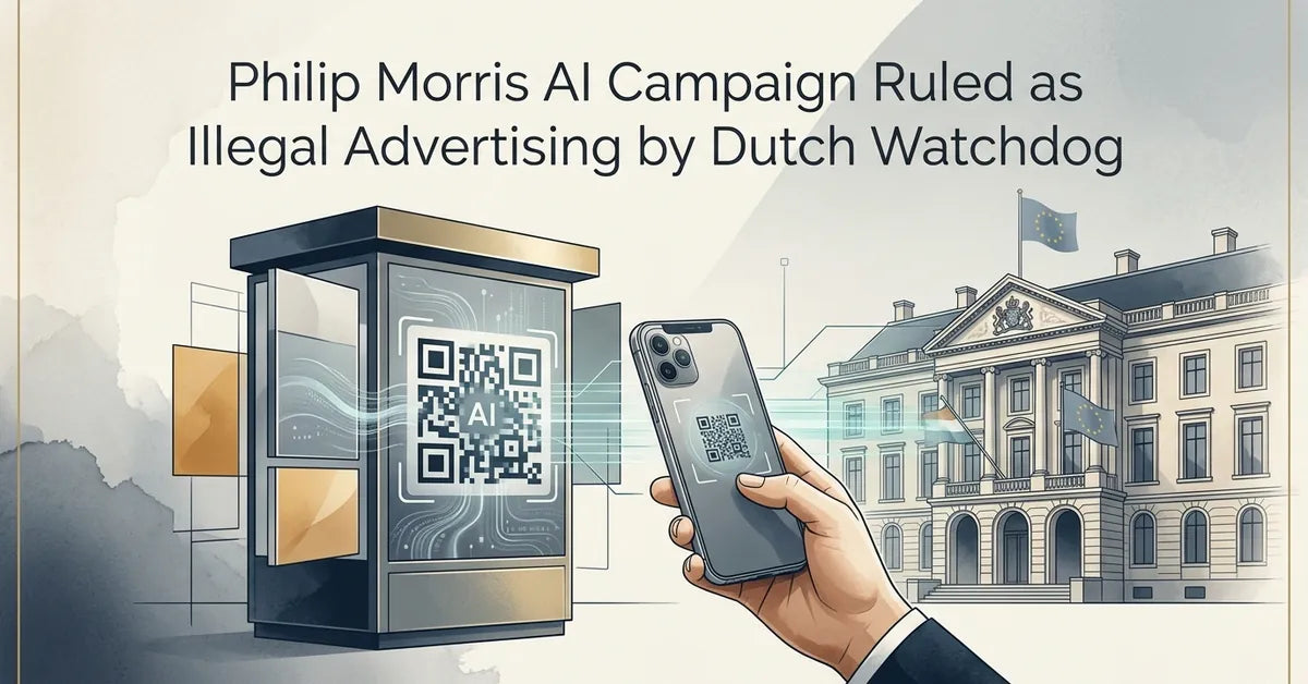 Conceptual illustration of a smartphone scanning a QR code to generate AI text for a government consultation.