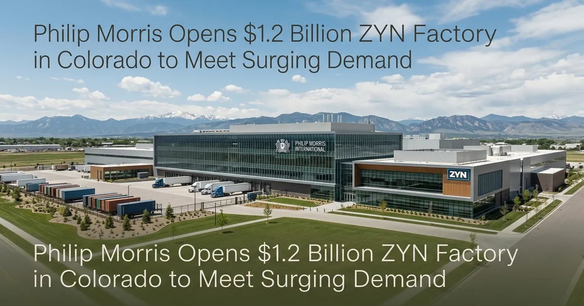 The new $1.2 billion Philip Morris International ZYN manufacturing campus in Aurora, Colorado.