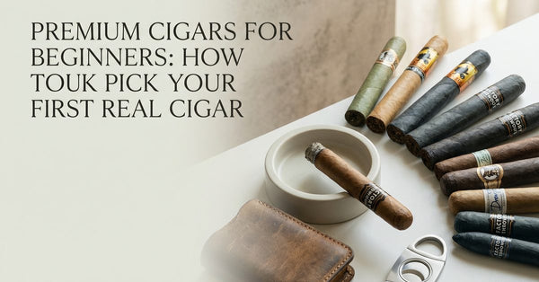 Premium Cigars for Beginners: How to Pick Your First Real Cigar