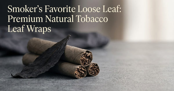 Smoker's Favorite Loose Leaf: Premium Natural Tobacco Leaf Wraps