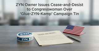 ZYN Owner Issues Cease-and-Desist to Congresswoman Over 'Glue-ZYN-Kamp' Campaign Tin