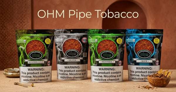 Shop OHM Pipe Tobacco - 59 50 stock and guide blends strength collection