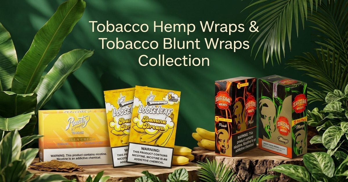 Tobacco Blunt Wraps & Natural Leaf Wraps | Shop Bulk Flavors – A2Z Tobacco