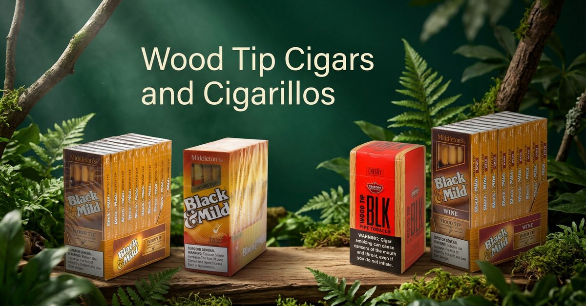 Wood Tip Cigars & Cigarillos | Black and Mild, Swisher – A2Z Tobacco