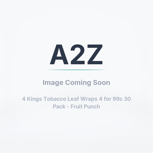 4 Kings Tobacco Leaf Wraps 4 for 99c 30 Pack - Fruit Punch