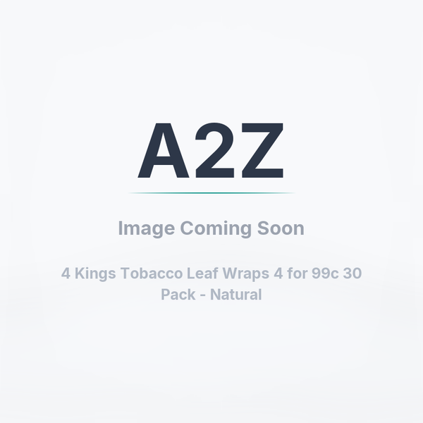 4 Kings Tobacco Leaf Wraps 4 for 99c 30 Pack - Natural