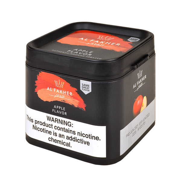 Al Fakher Apple Shisha Tobacco 250g Tub Premium Blonde Leaf Hookah Tobacco