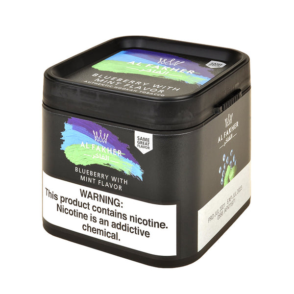 Al Fakher Blueberry With Mint Shisha Tobacco 250g Resealable Tub
