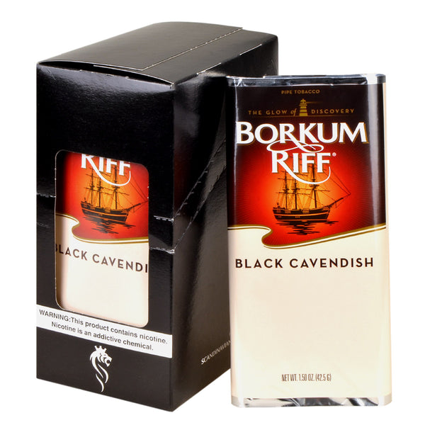Borkum Riff Black Cavendish Pipe Tobacco 5-Pack of 1.5 oz Resealable Pouches