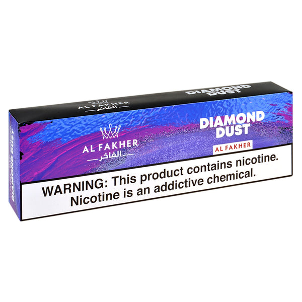 Al Fakher Diamond Dust Hookah Shisha Tobacco 250g and 50g packaging