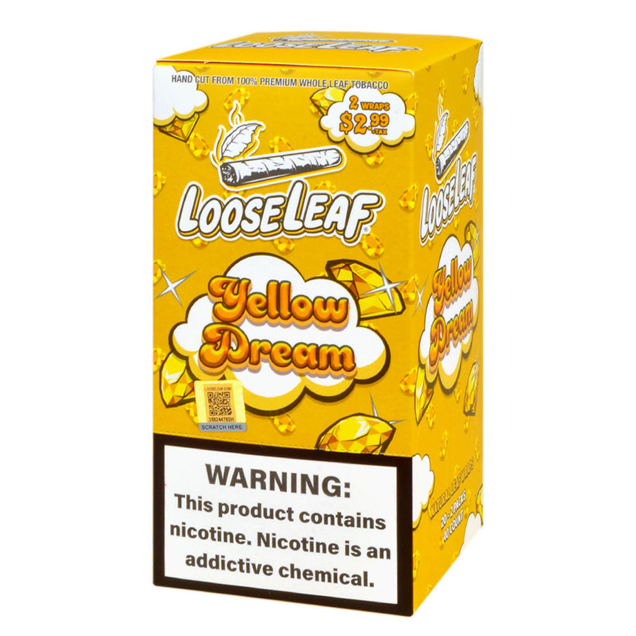Loose Leaf Natural Wraps 20 packs of 2