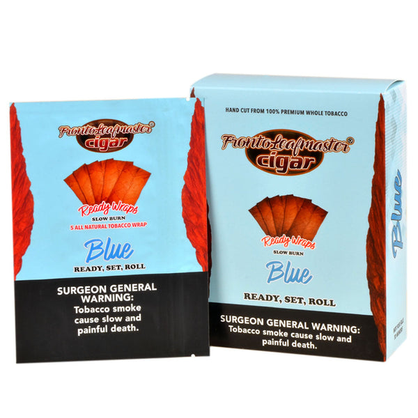 Fronto Leaf Masters Black Flavor Whole Leaf Tobacco Wrap individual 5-pack packaging