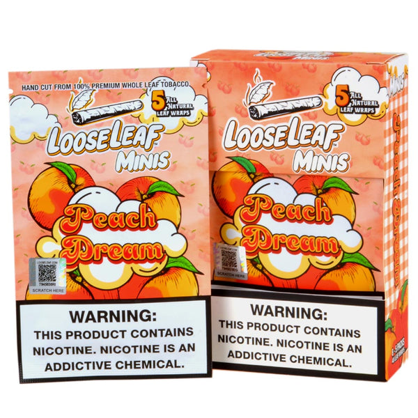 Loose Leaf Mini Wraps Peach Dream 5-Pack Pouch