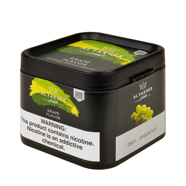 Close-up of Al Fakher White Grape blonde leaf shisha tobacco molasses texture