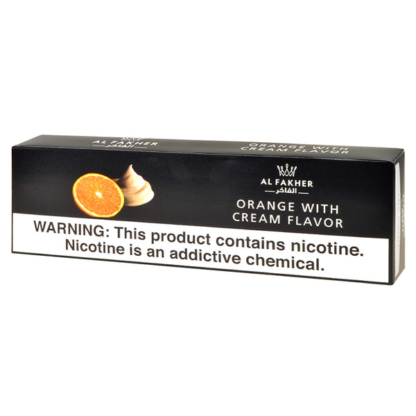 Al Fakher Orange With Cream Hookah Shisha 10-Pack (50g Boxes) - Florida Orange Creamsicle Flavor Packaging