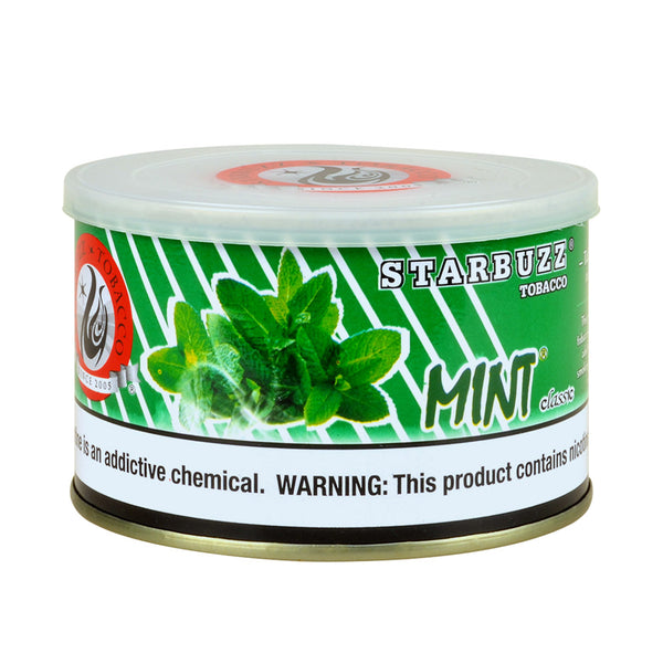 Starbuzz Mint Classic Hookah Tobacco 250g Tin - Premium Peppermint Shisha Classic Line