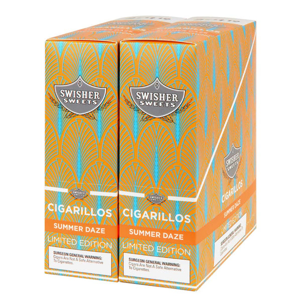Swisher Sweets Summer Daze Cigarillos 30 Packs of 2 Display Box - 2024 Limited Edition Fruit Flavor