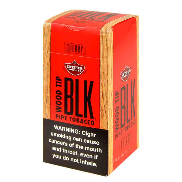Swisher Sweets BLK Wood Tip Cigarillos 25 Count Box front packaging showing brand logo