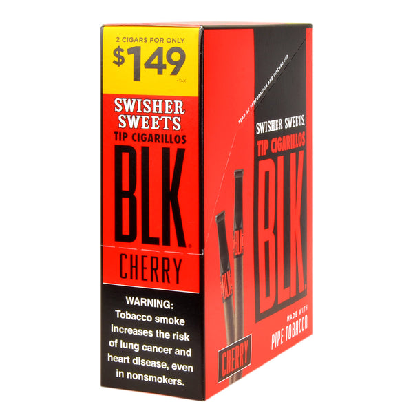 Detailed view of Swisher Sweets BLK pipe tobacco blend cigarillo