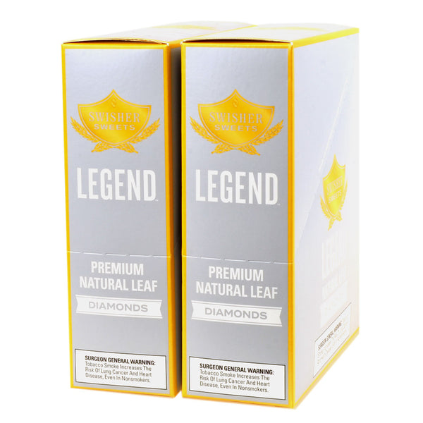 Swisher Sweets Legend Diamond Cigarillos 30 Packs of 2 Display Box