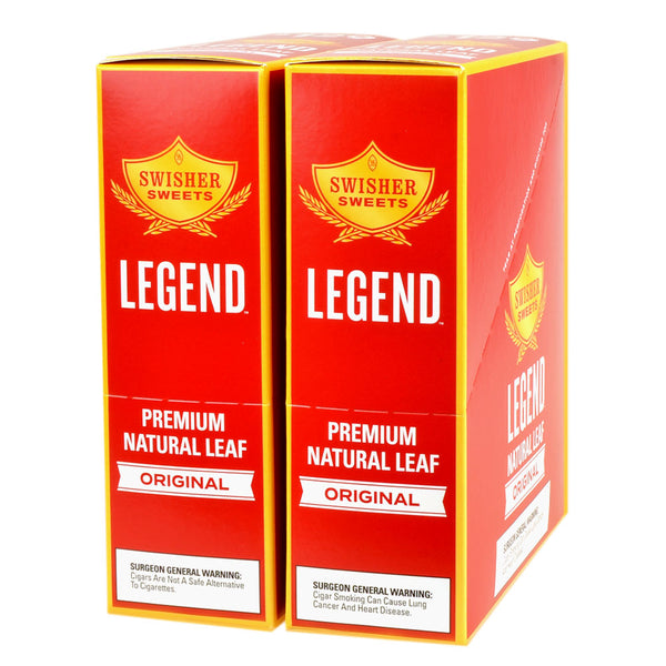 Swisher Sweets Legend Original Natural Leaf Cigarillos Bulk 60 Count Box