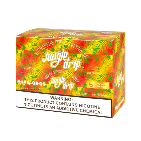 Jungle Drip Mango-GoGo Exotic Flavor Pre-Cut Blunt Wraps Pouch