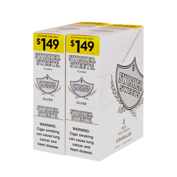 Swisher Sweets Silver Cigarillo with Natural Leaf Wrapper Detail