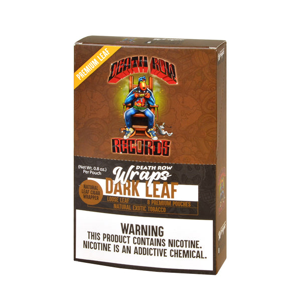 Death Row Records Vanilla Flavor Premium Loose Leaf Tobacco Wraps Pack