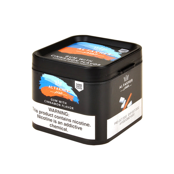 Al Fakher Gum With Cinnamon Shisha Tobacco 250g Tub with Red Molasses Texture