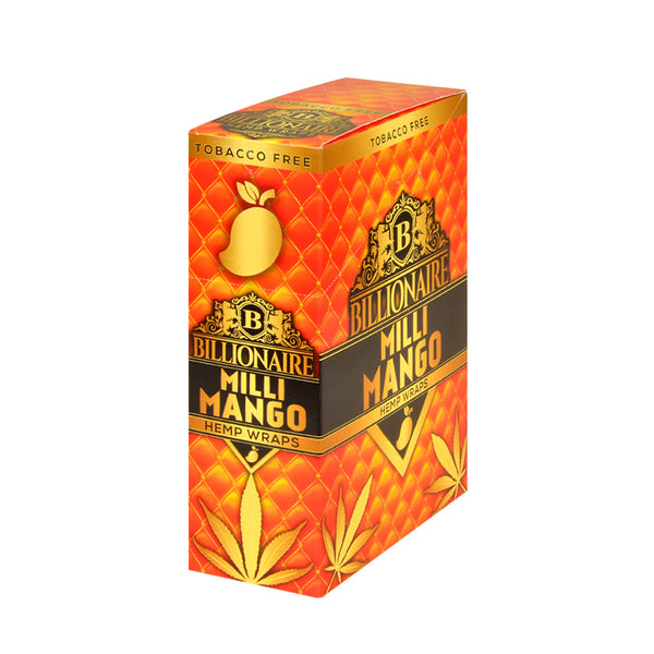 Billionaire Hemp Wraps Milli Mango Flavor 2-Pack Pouch