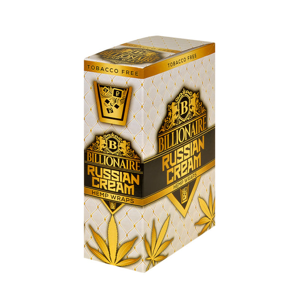 Billionaire Hemp Wraps Peaches and Cream Flavor 2-Pack Pouch