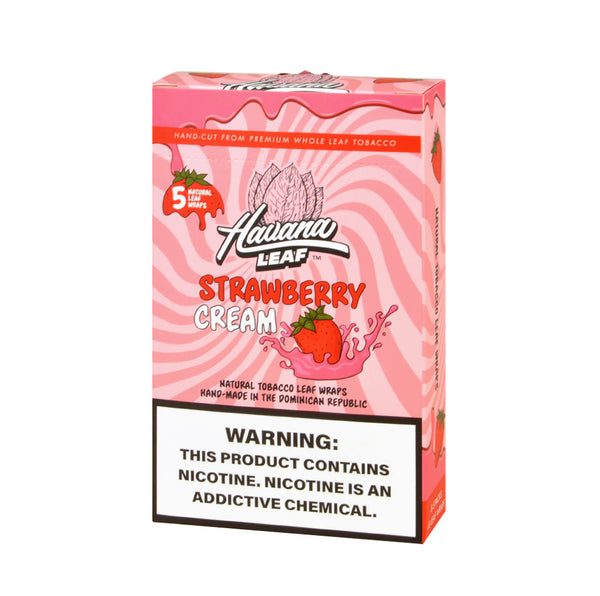 Havana Leaf Natural Tobacco Wraps Packaging Back View