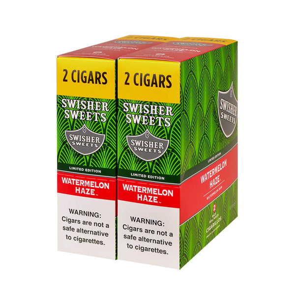 Swisher Sweets Watermelon Haze 2-Count Resealable Foil Pouch Close-up