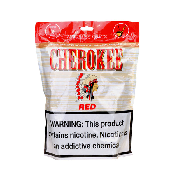 Cherokee Original Pipe Tobacco 16 oz Resealable Bag Front View