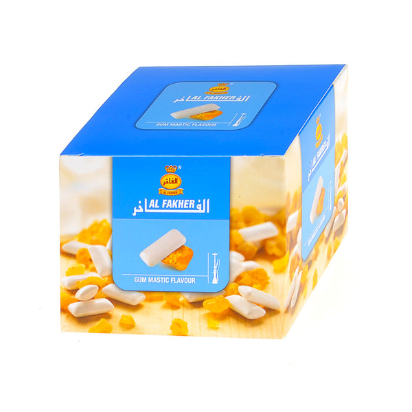 Al Fakher Gum Mastic 250g Shisha Flavor Box with Prepared Hookah Bowl and Coals