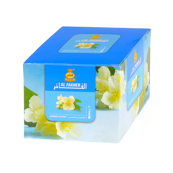 Al Fakher Jasmine Shisha Tobacco 250g Resealable Tub Close-up