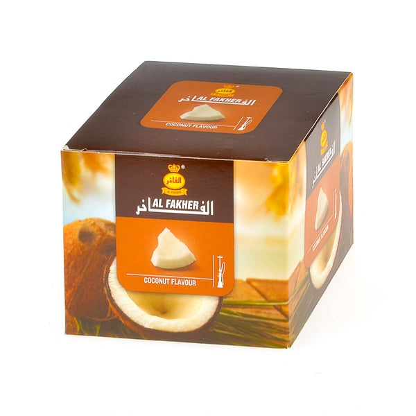 Al Fakher Coconut Shisha Tobacco 250g Jar and 50g Packs Display