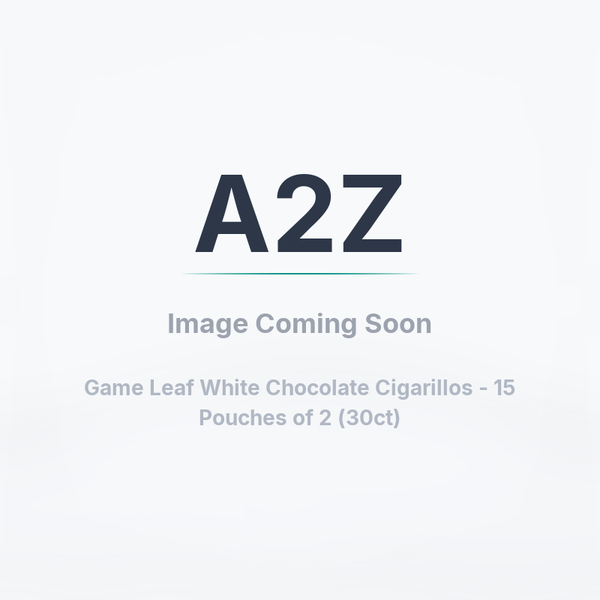 Game Leaf White Chocolate Cigarillos - 15 Pouches of 2 (30ct)