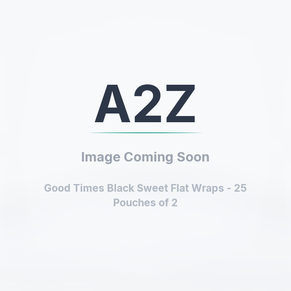 Good Times Black Sweet Flat Wraps - 25 Pouches of 2