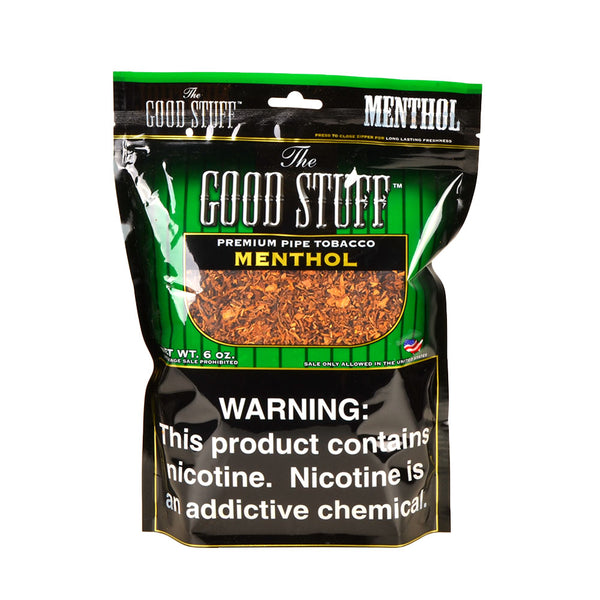 Close-up of Good Stuff Menthol Tobacco Ribbon Cut Texture