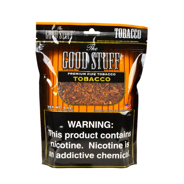 Good Stuff Natural Pipe Tobacco 6 oz Pouch - Small Size Comparison