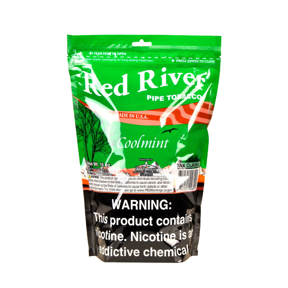 Red River pipe tobacco Coolmint 16oz-back