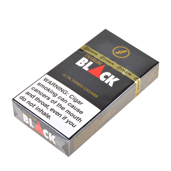 Individual Pack of Djarum Black Filtered Clove Cigars 12 Count