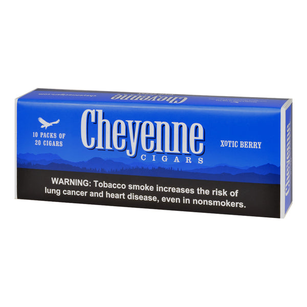 Cheyenne Xotic Berry Filtered Cigars 10 Pack Carton Bulk Display