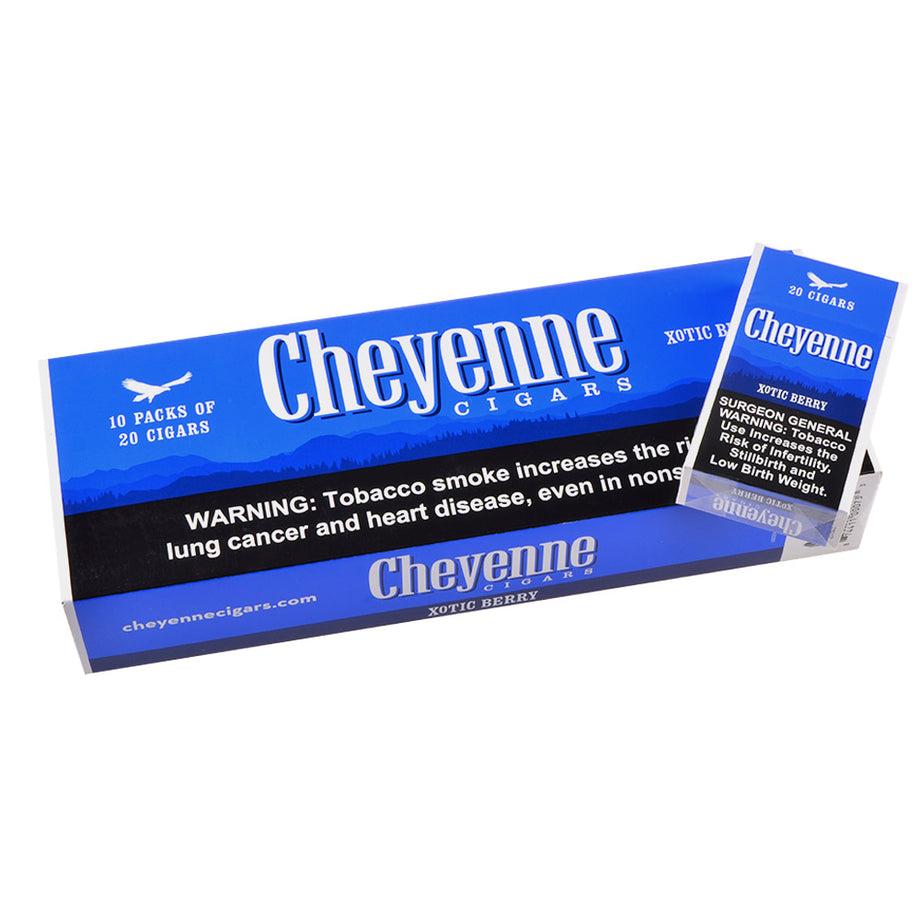Xotic Berry Cheyenne Filtered Cigars - 200ct Carton – A2Z Tobacco