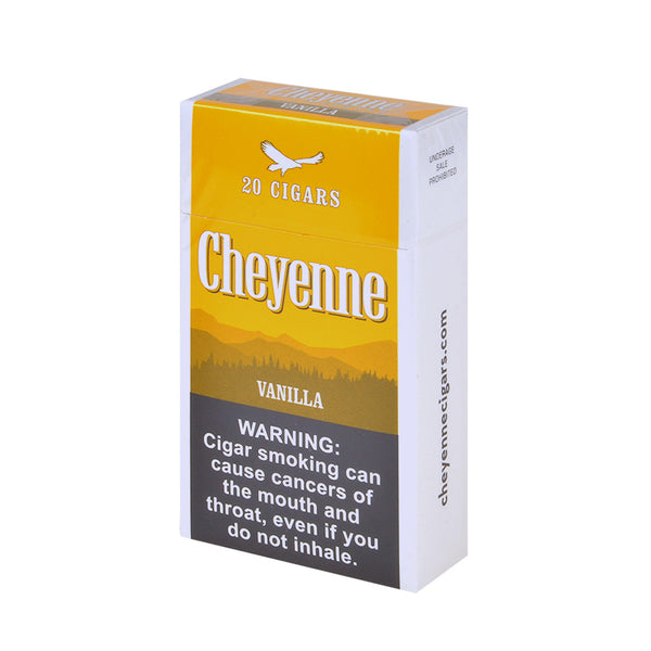 Single 20 Count Pack of Cheyenne Vanilla Filtered Cigars