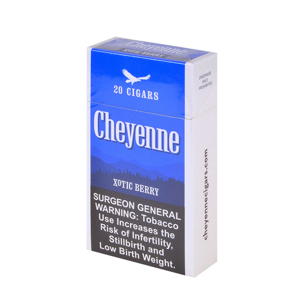 Single 20 Count Pack of Cheyenne Xotic Berry Filtered Cigars